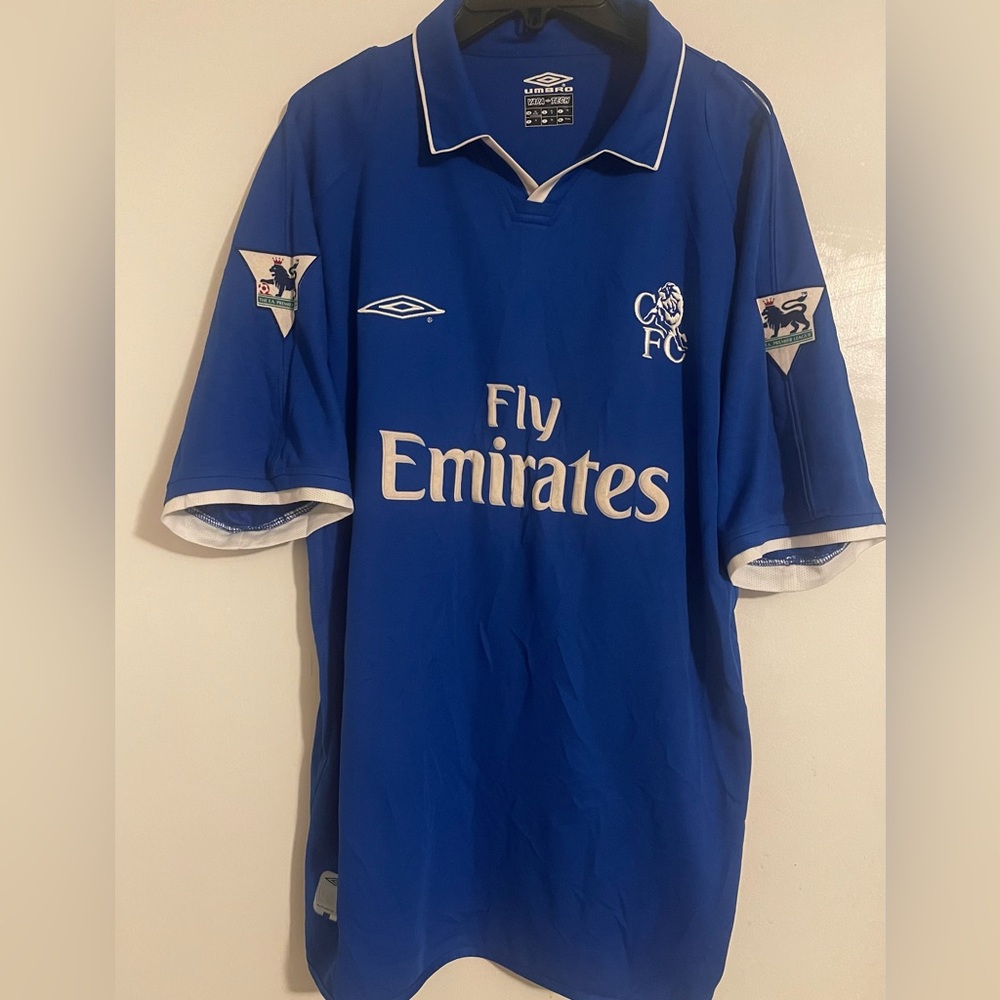 Umbro Blue Chelsea Jersey 2001/2002 FC Men's Jersey